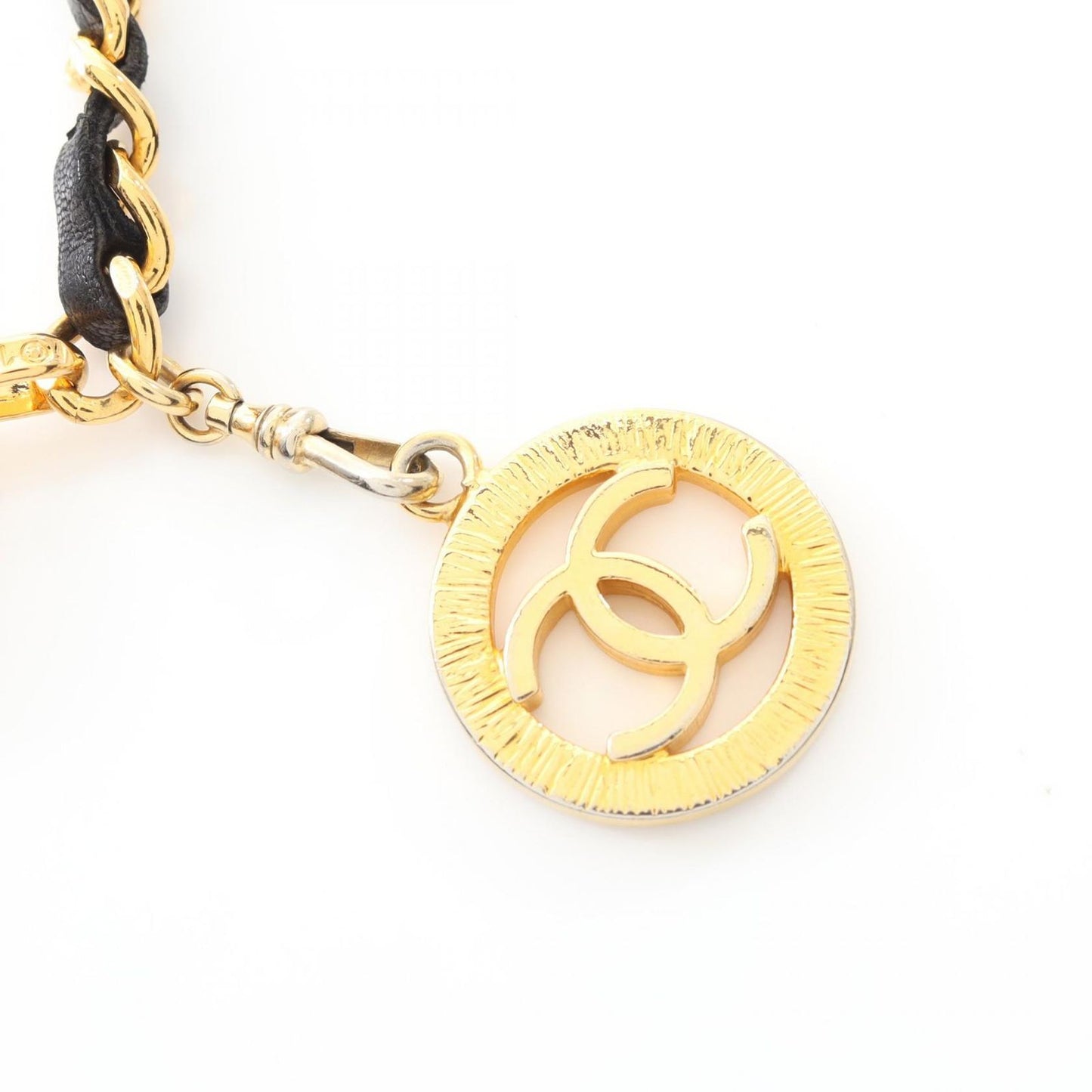 CHANEL Coco Mark Chain Belt - Timeless Elegance in Black & Gold