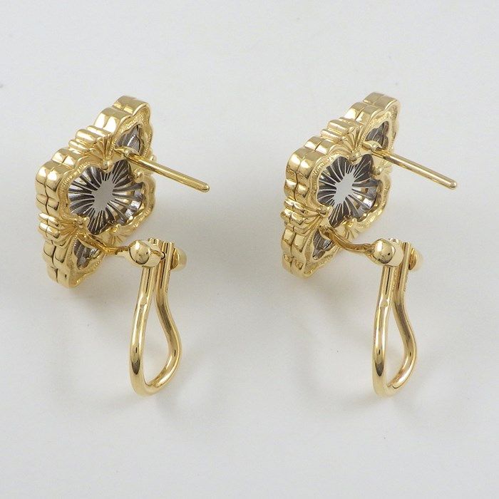 Buccellati Opera Tulle Earrings in K18 Yellow & White Gold