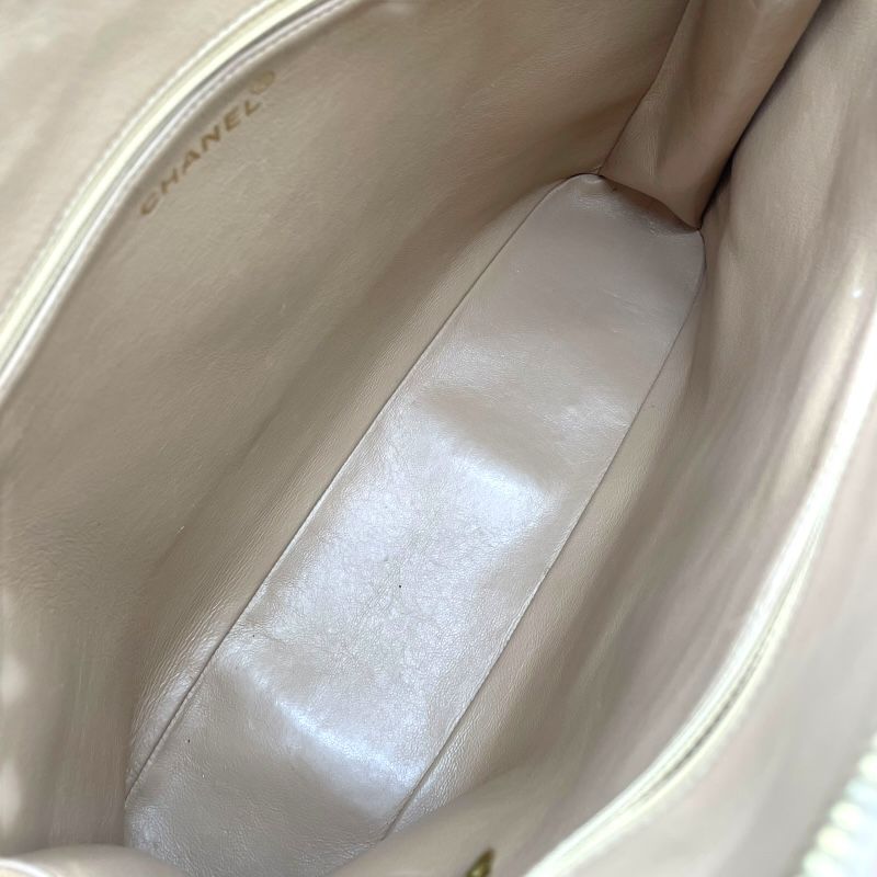 CHANEL Coco Ball Tote Beige Caviar Skin Handbag - Timeless Elegance