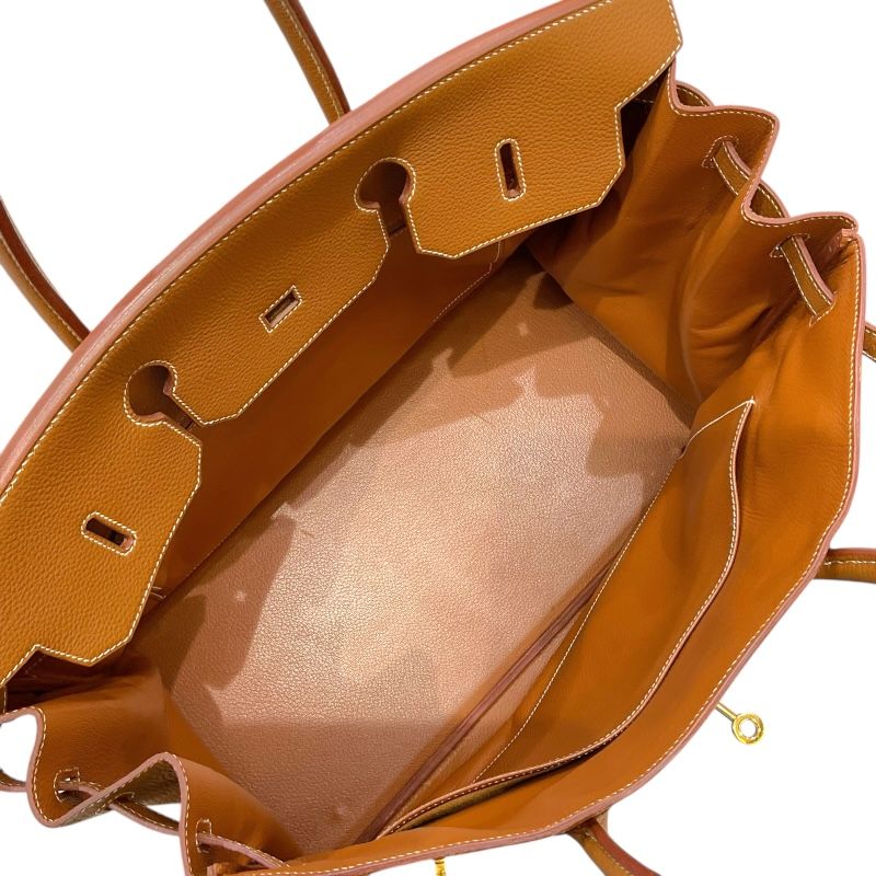 HERMES Birkin 40 Gold Togo Handbag - Unisex Luxury Investment