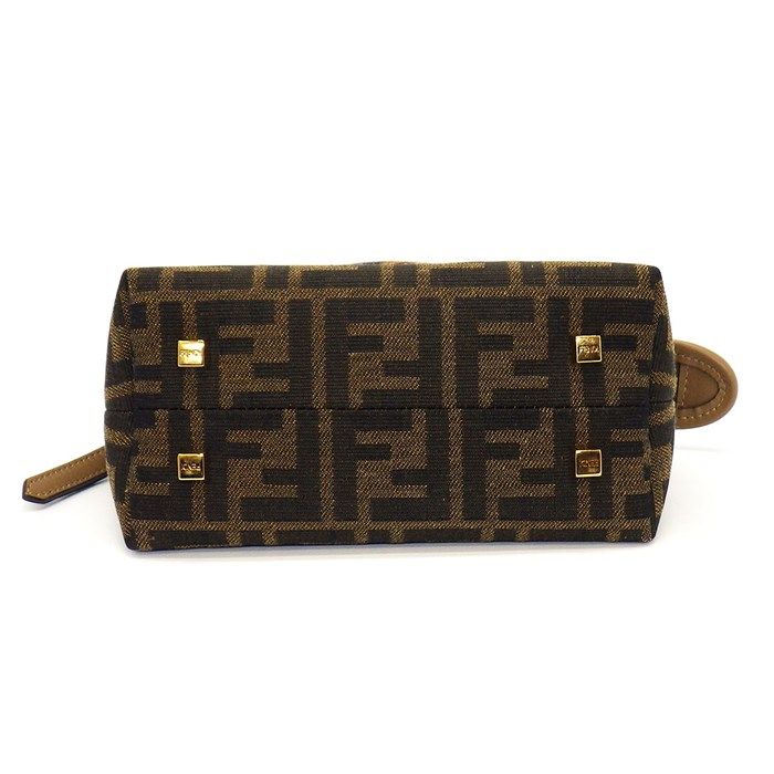 Fendi Zucca By The Way Mini Shoulder Bag - Brown Jacquard