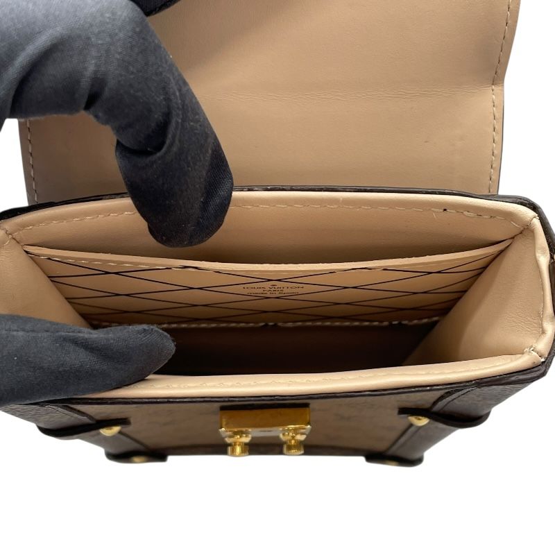 Louis Vuitton Monogram Reverse Pochette Trunk Vertical - Brown