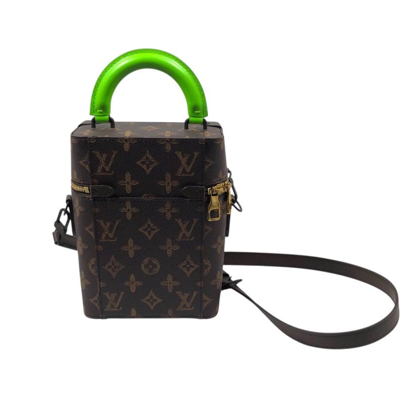Louis Vuitton Vertical Box Trunk M59664 - Brown Monogram Canvas