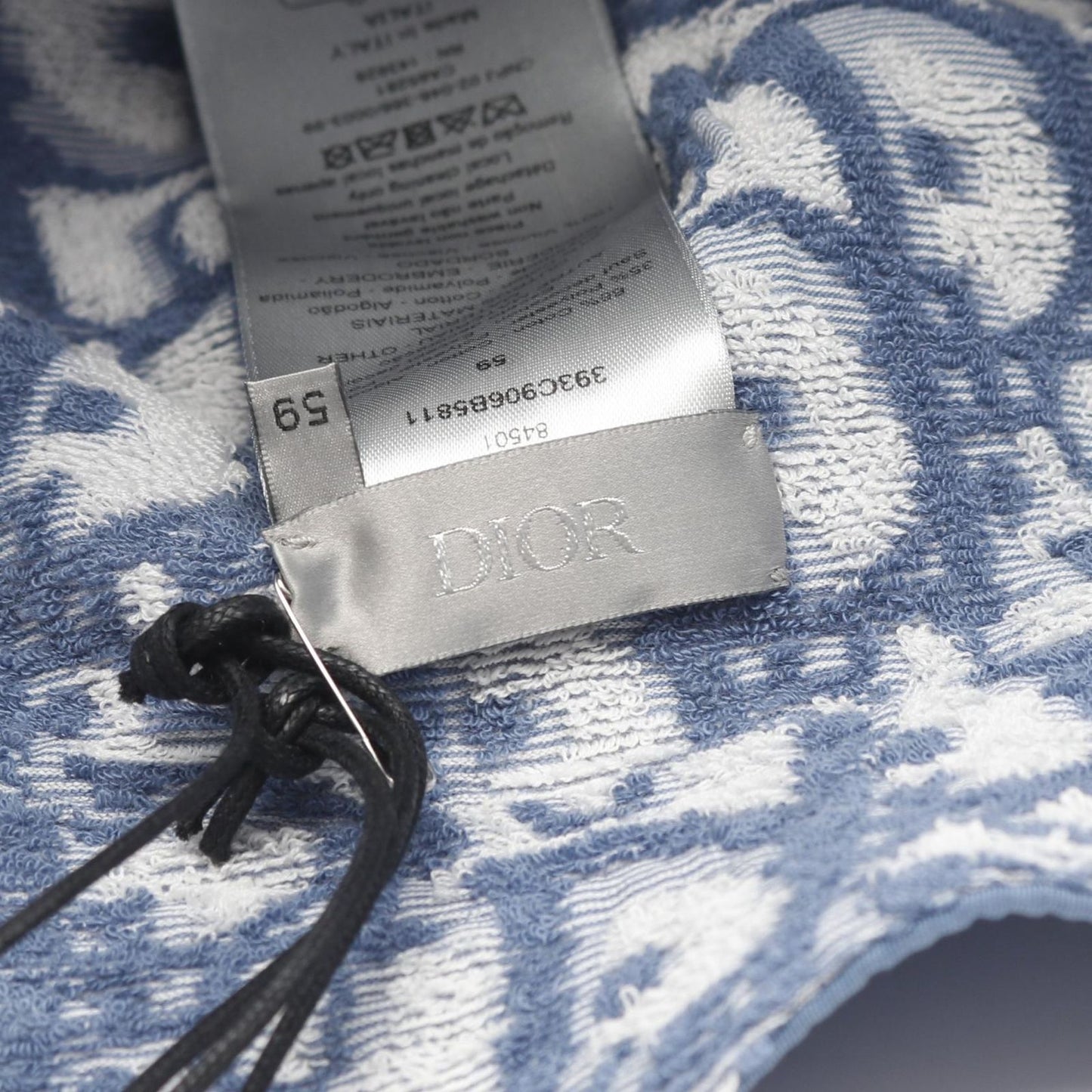 Dior x Parley Reversible Bucket Hat - Blue Nylon, New