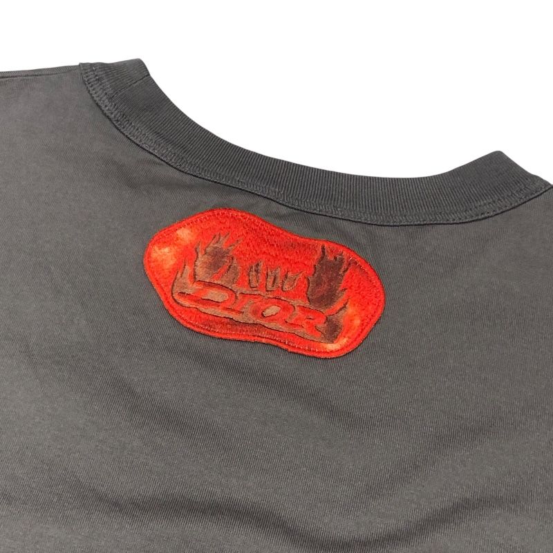 Christian Dior × Cactus Jack Printed T-Shirt - Gray Cotton, Size M