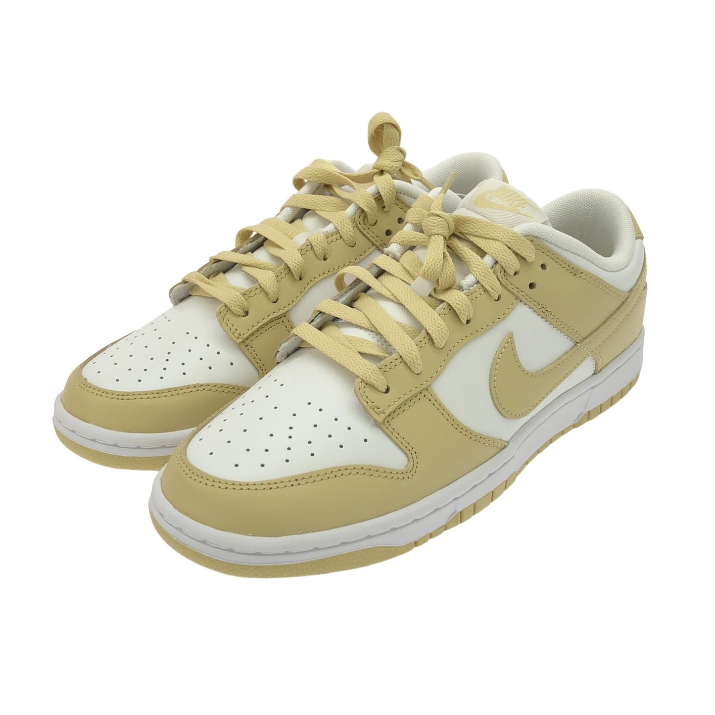 NIKE Dunk Low Retro BTTYS Sneakers - White/Beige - Size 9