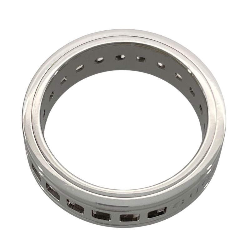 GUCCI K18WG Scroll Ring - Exquisite Silver Jewelry for Women