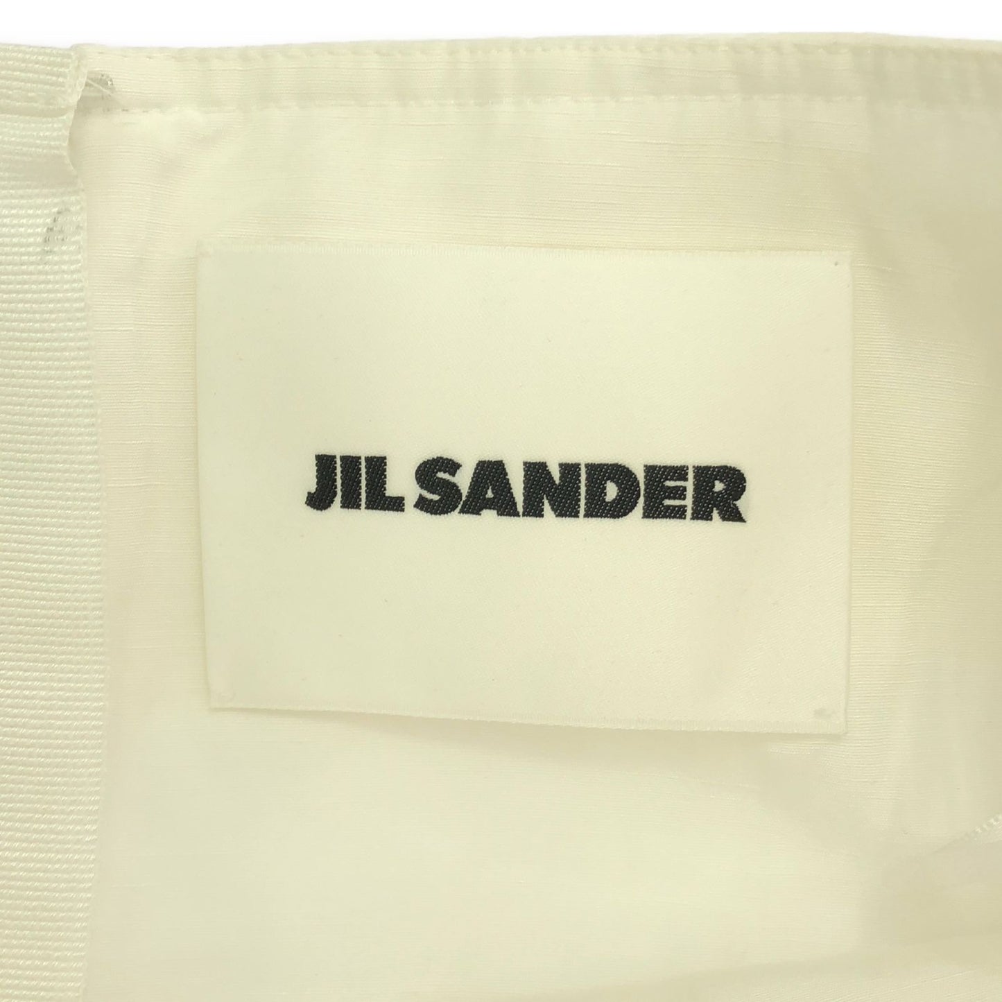 JIL SANDER Elegant White Rayon Skirt - Size 38
