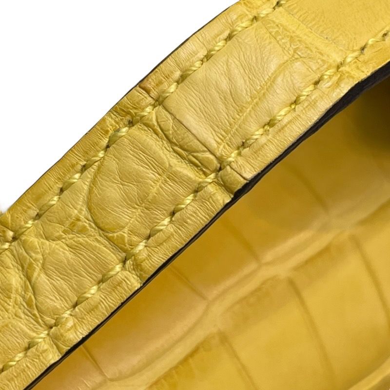 HERMES Constance 3 Mini Miroir in Mimosa with Silver Hardware