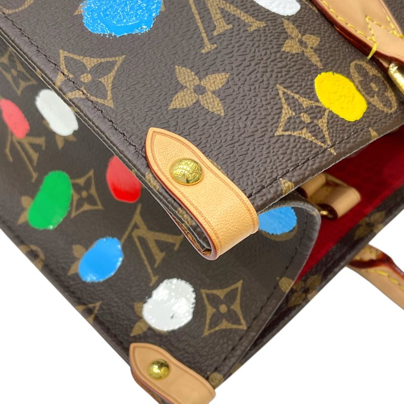 Louis Vuitton OnTheGo MM Yayoi Kusama Collaboration - Brown Monogram
