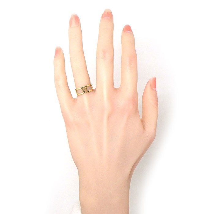 Tiffany & Co. Atlas Open Ring in 18K Yellow Gold - Size 9.5