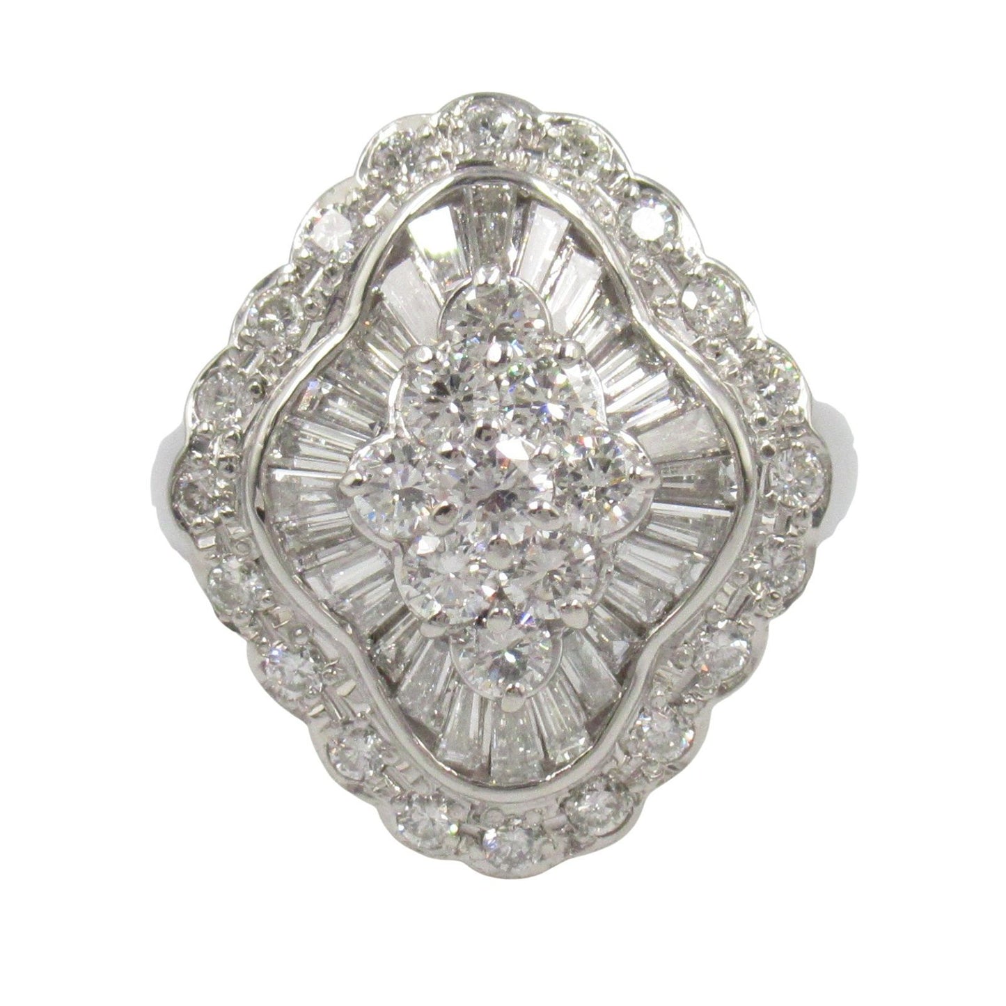 Exquisite JEWELRY Diamond Ring in Platinum - 1.66ct Luxury