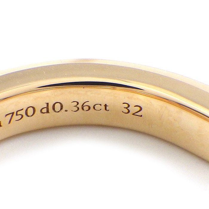 Tiffany & Co. Full Circle Diamond Ring in K18 Rose Gold - 0.36ct