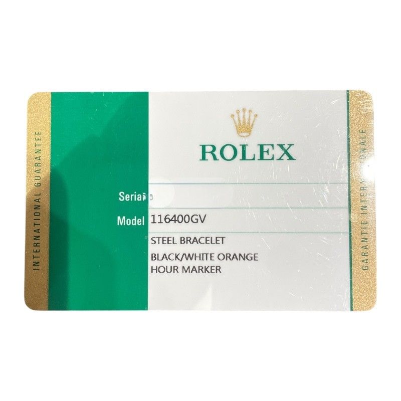 ROLEX Milgauss 116400GV Black Dial Automatic Men's Watch