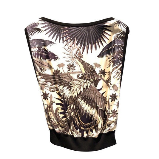 HERMES Silk Twill Reine Sleeveless Top - Exquisite Craftsmanship
