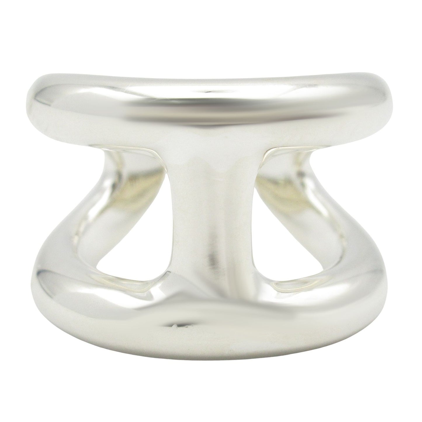 HERMES Osmoz Large Ring in Silver 925 - Unisex Elegance