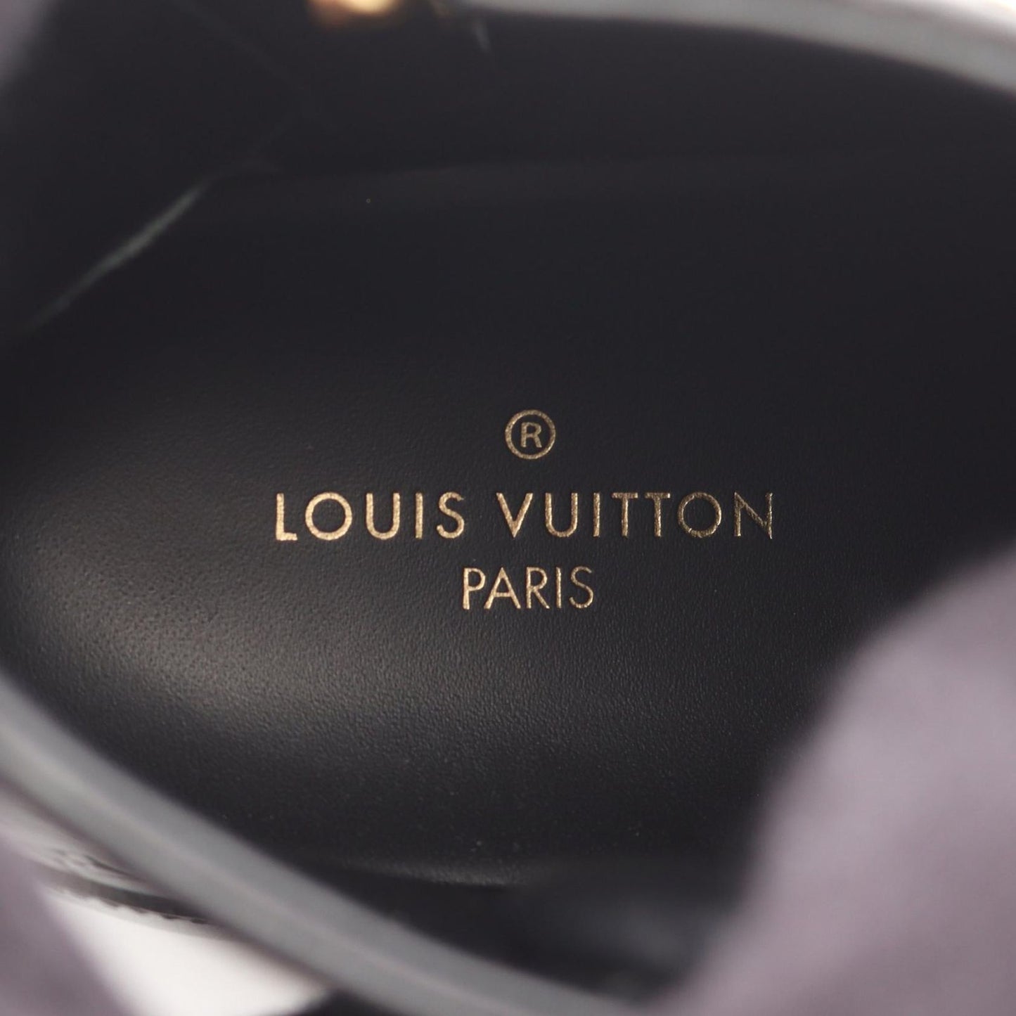 Louis Vuitton Stellar Line Black Leather High-Top Sneakers - Size 36.5