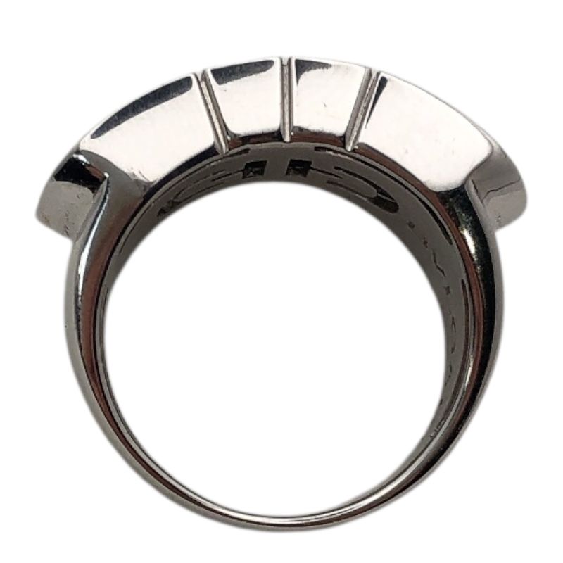 BVLGARI Parentesi Ring in K18 White Gold - Exquisite Luxury