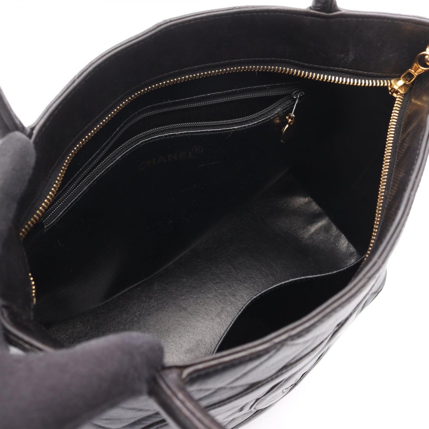 CHANEL Reissue Tote Bag A01804 in Black Lambskin