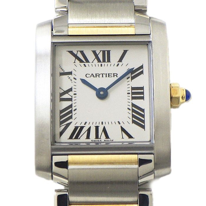 Cartier Tank Française SM W51007Q4 - Iconic Gold & Steel Timepiece
