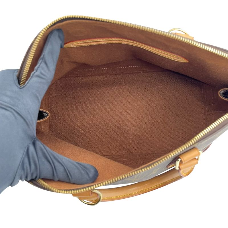 Louis Vuitton Alma M51130 Monogram Canvas Handbag - Brown