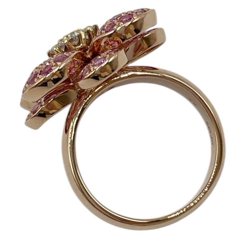 Van Cleef & Arpels Sensation Ring in 750 Pink Gold with Sapphire & Diamonds