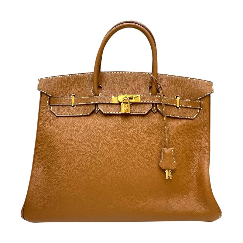 HERMES Birkin 40 Gold Togo Handbag - Unisex Luxury Investment