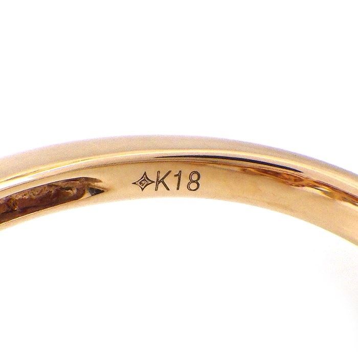 Exquisite Pink Sapphire & Diamond Floral Motif Ring in K18 Pink Gold