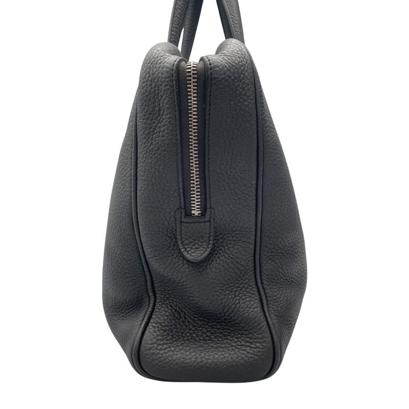 HERMES Victoria 40 Black Togo Leather Business Bag - R Stamp