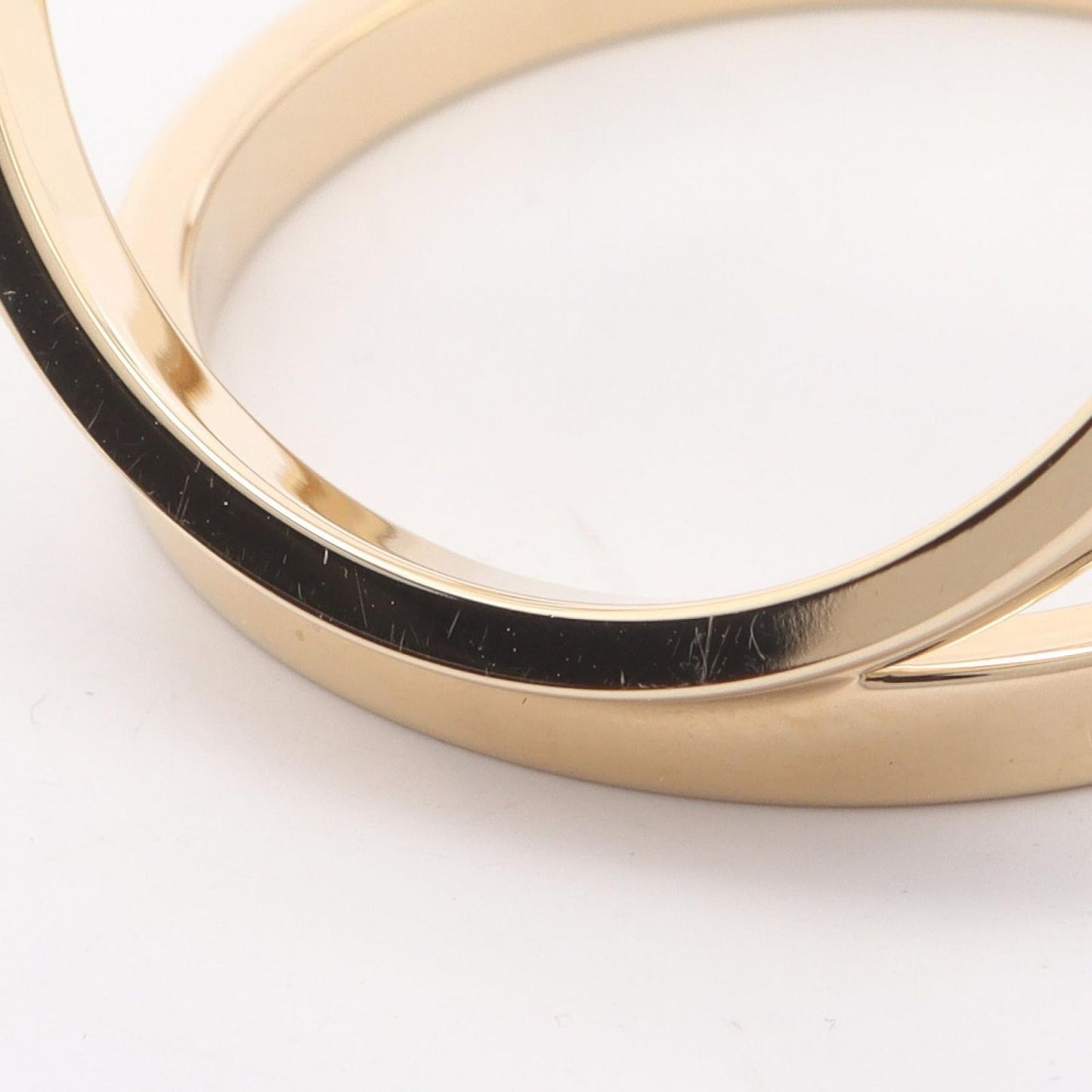 HERMES Trio Scarf Ring - Exquisite Gold Accessory