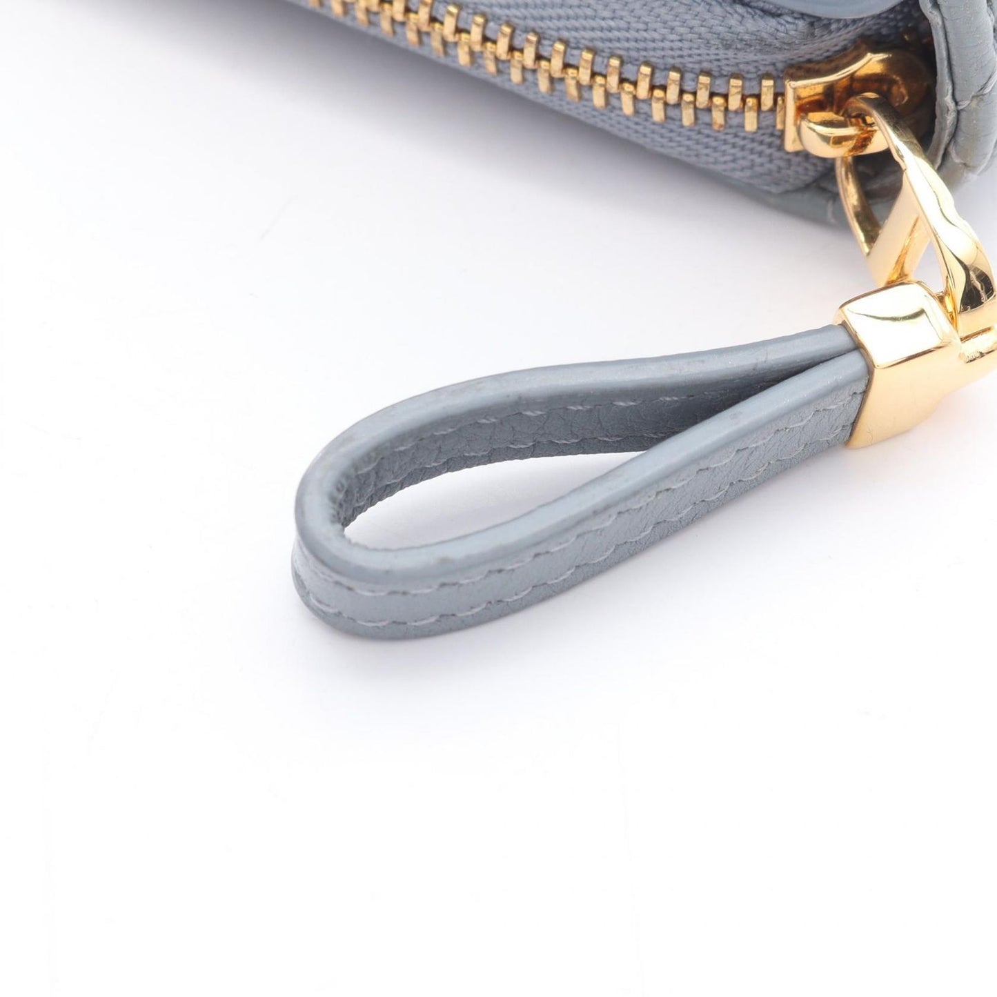 Dior Caro Scarlet Wallet - Exquisite Blue Grey Leather