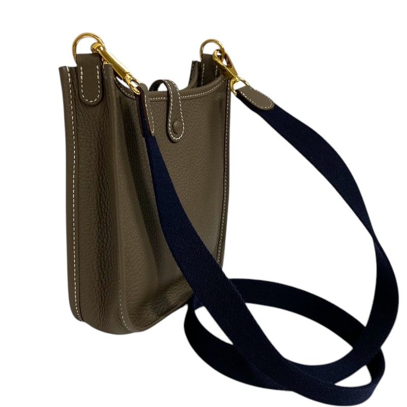 HERMES Evelyne TPM in Etoupe with Gold Hardware - Exquisite Craftsmanship