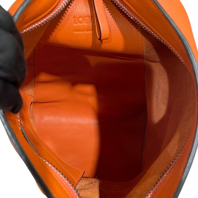 LOEWE Anton Sling Bag in Orange Leather - Exclusive Men's Body Bag