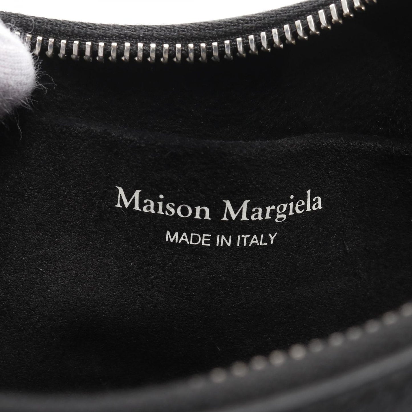 Maison Margiela Snatched Hobo Shoulder Bag - Black Leather