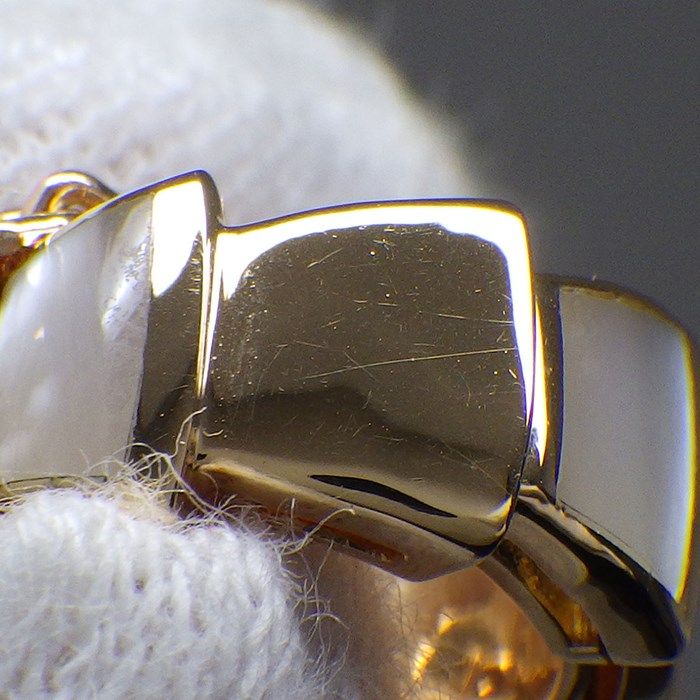 BVLGARI Serpenti Viper Necklace in K18 Pink Gold with White Shell