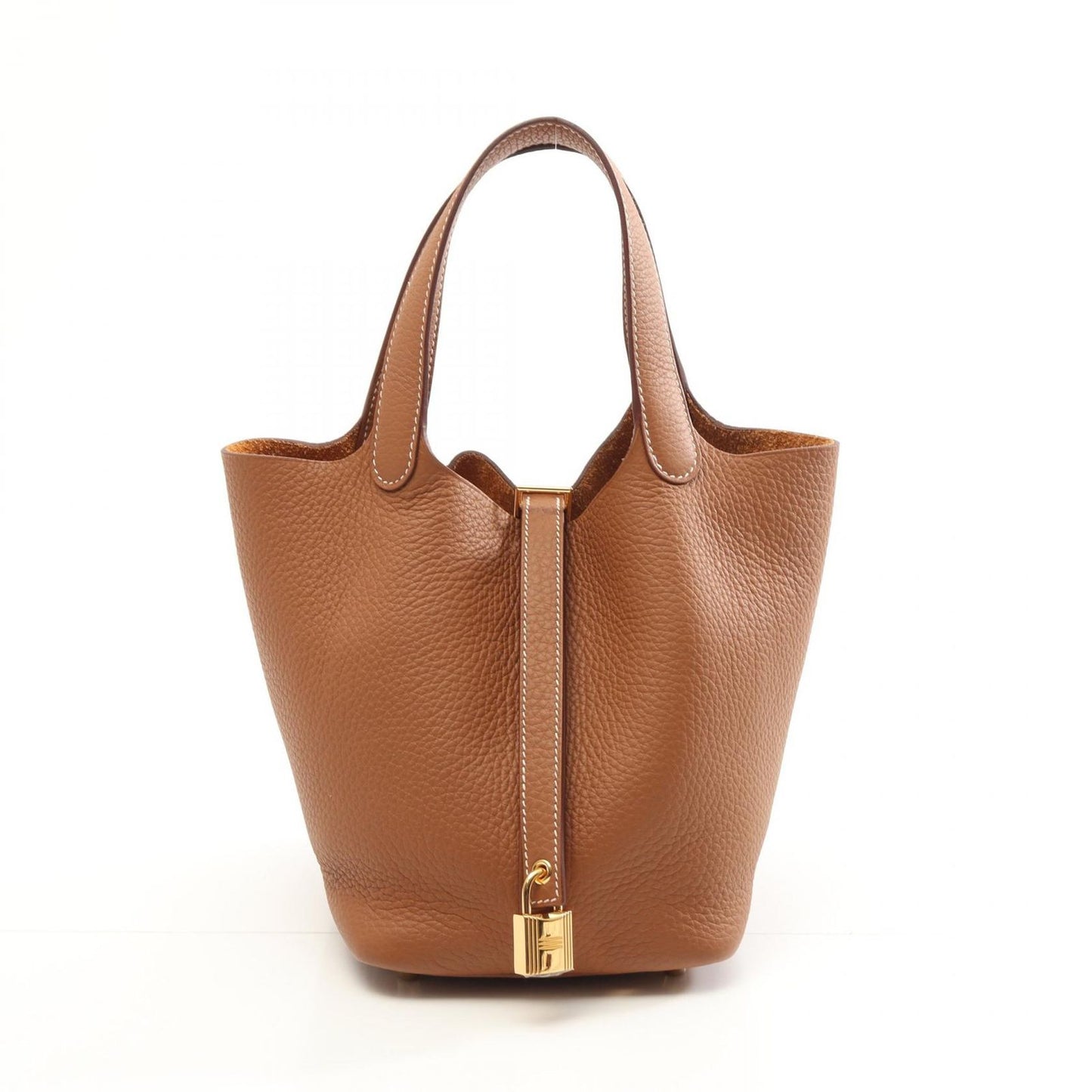 HERMES Picotin Lock PM Handbag in Gold - Timeless Elegance