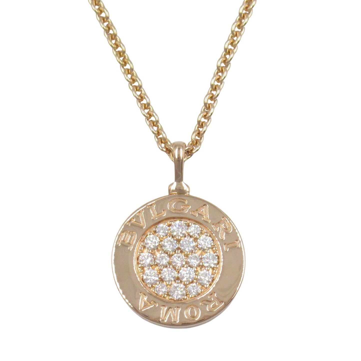 BVLGARI Bvlgari Necklace with Onyx and Diamonds in 18K Pink Gold