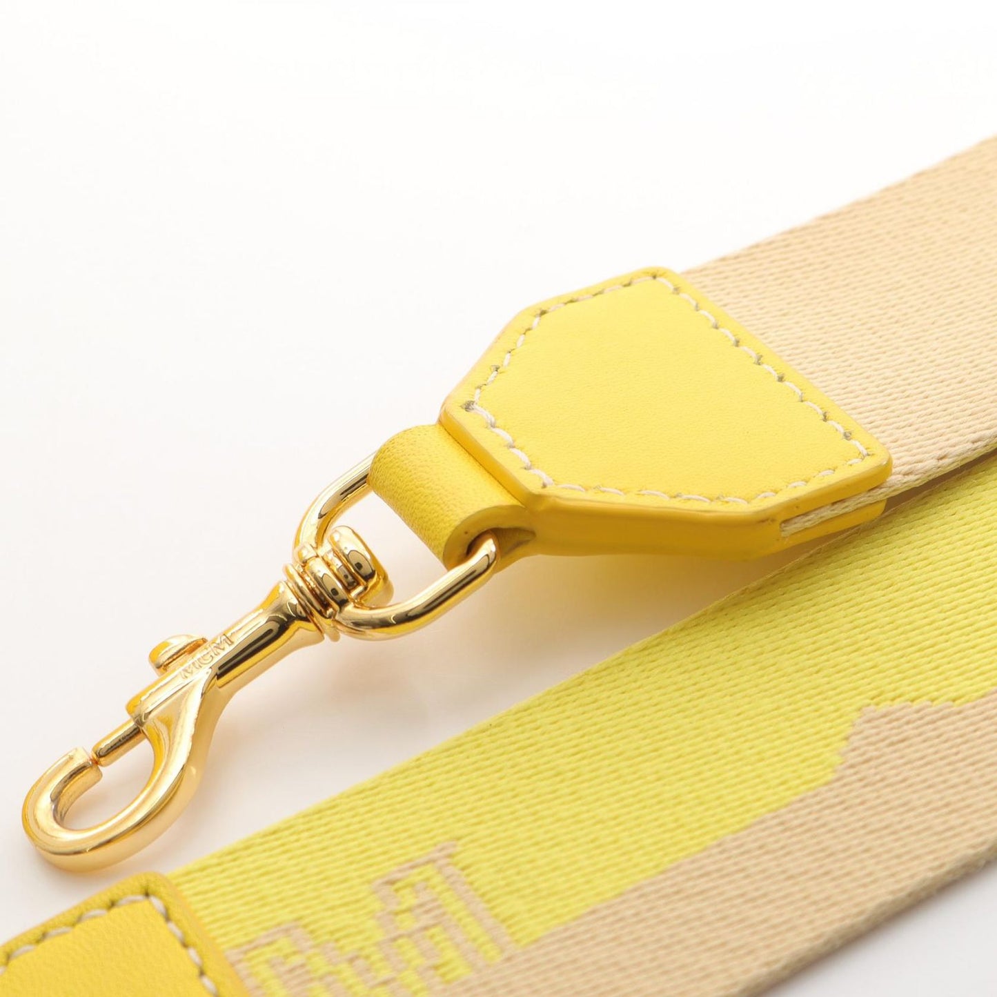 MCM Munich Tote Bag in Yellow Leather - Exquisite 2-Way Shoulder Design