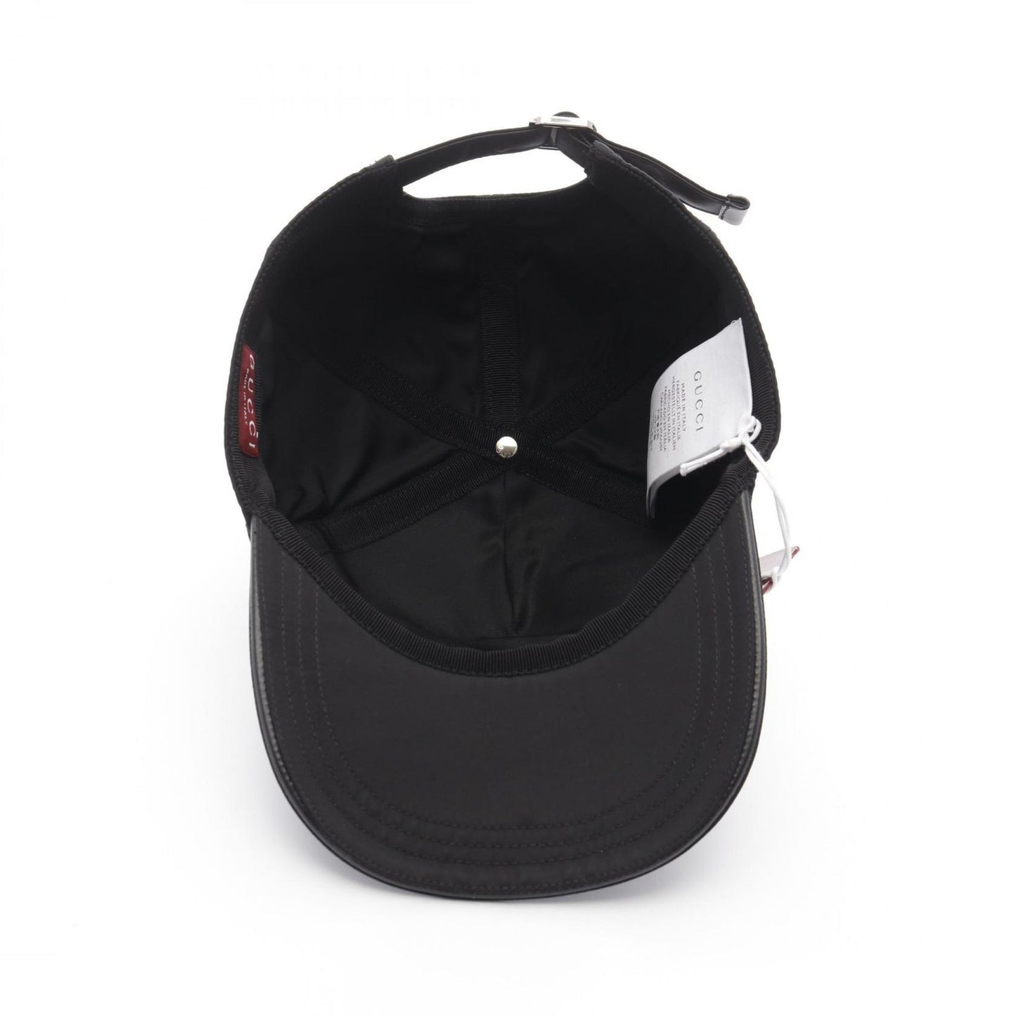 GUCCI Logo Nylon Cap - Black - New Arrival