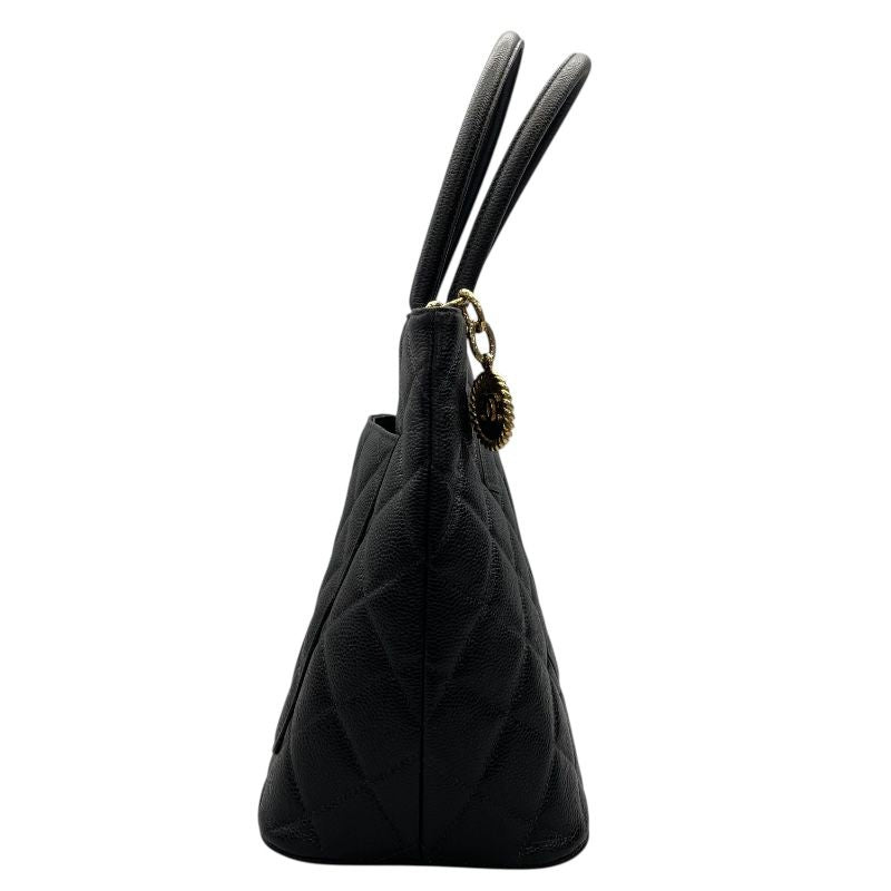 CHANEL Reissue Tote A01804 Black Caviar Skin with Gold Hardware