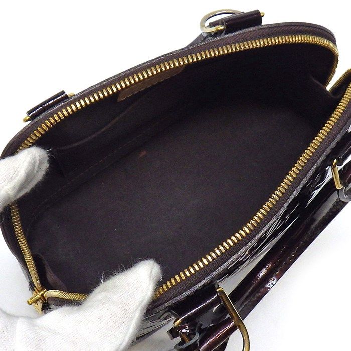 Louis Vuitton Alma BB Amarante Vernis Handbag - Exquisite Craftsmanship