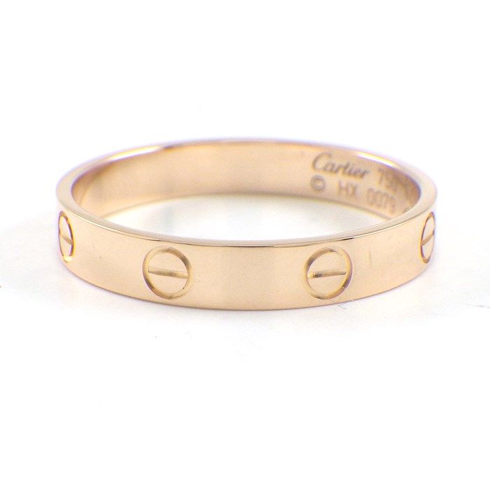 Cartier Love Ring Small Model in K18 Pink Gold - Size 21.5