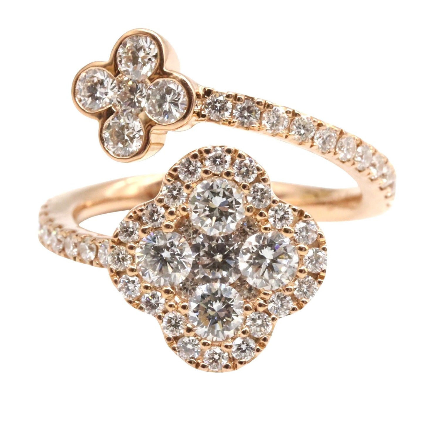 Exquisite K18PG Diamond Ring - 1.01ct Luxury Jewelry