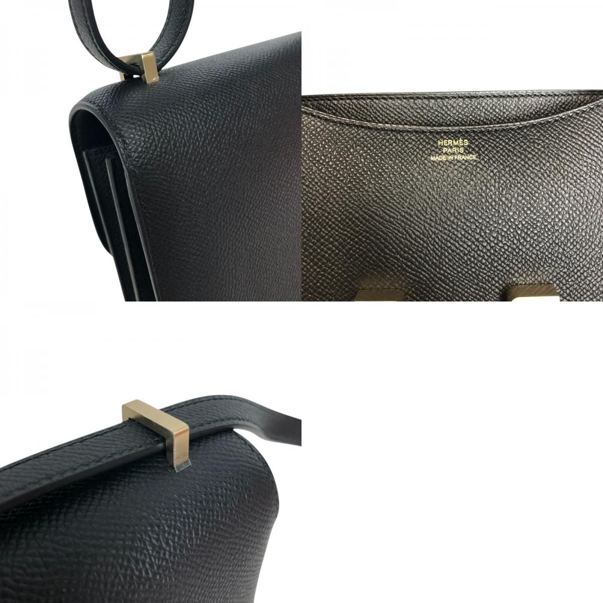 HERMES Constance 3 Mini Black & Gold Hardware - Timeless Elegance