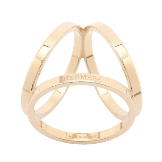 HERMES Trio Scarf Ring - Exquisite Gold Accessory