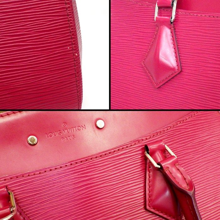 Louis Vuitton Suflo MM Handbag in Fuchsia Epi Leather - 2016