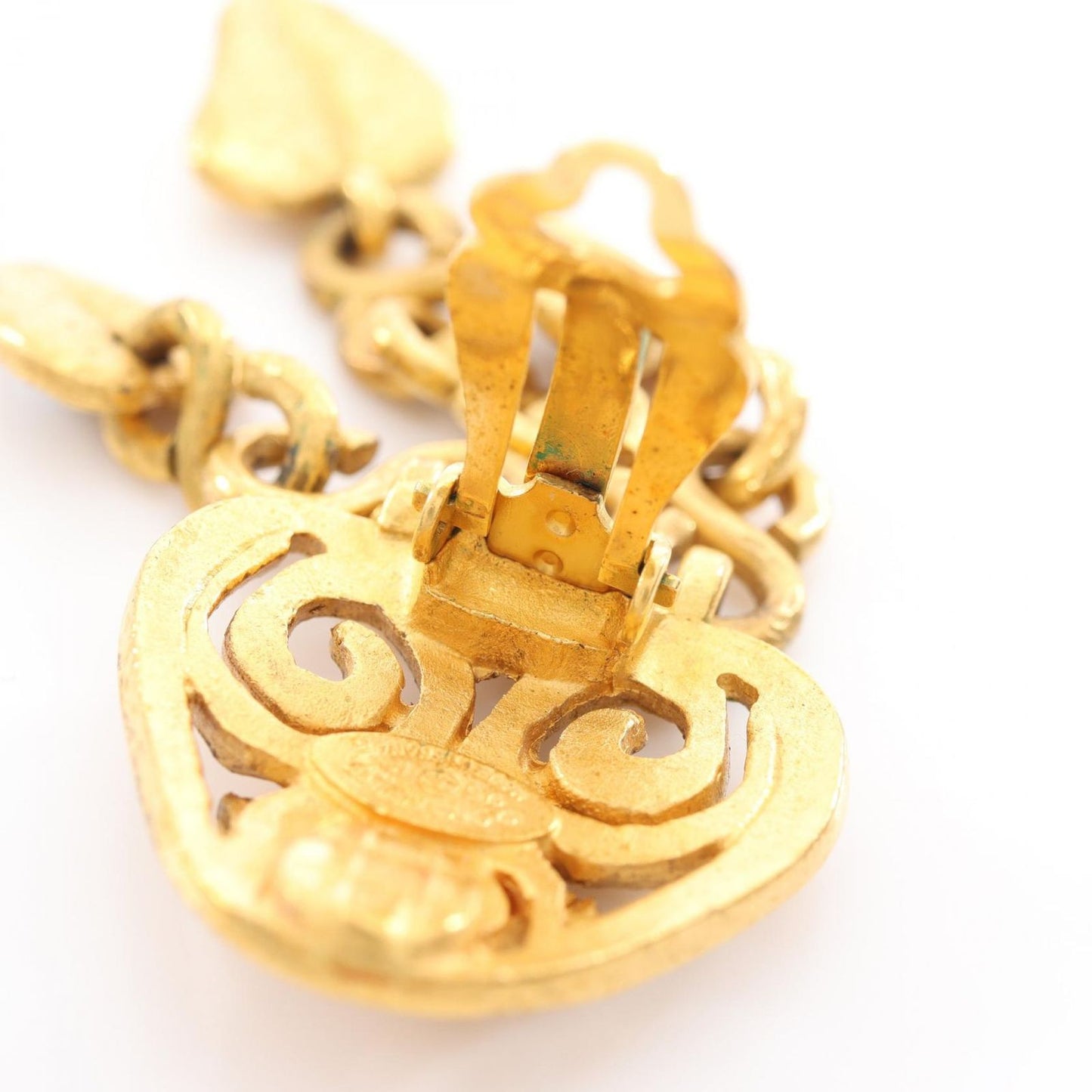 CHANEL Coco Mark Gold Plated Earrings - Timeless Elegance