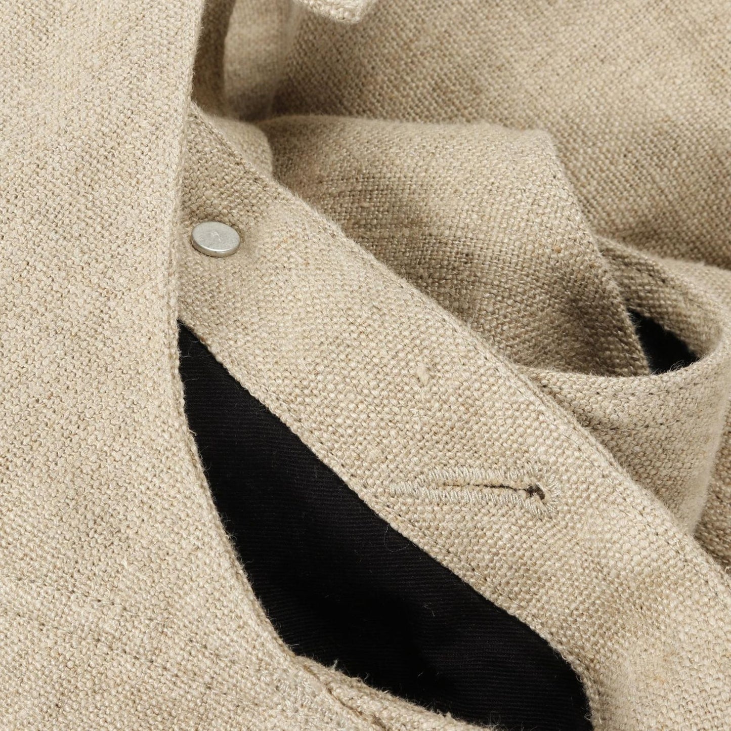 MADISONBLUE Jumper Skirt Maxi Dress in Beige Heavy Linen