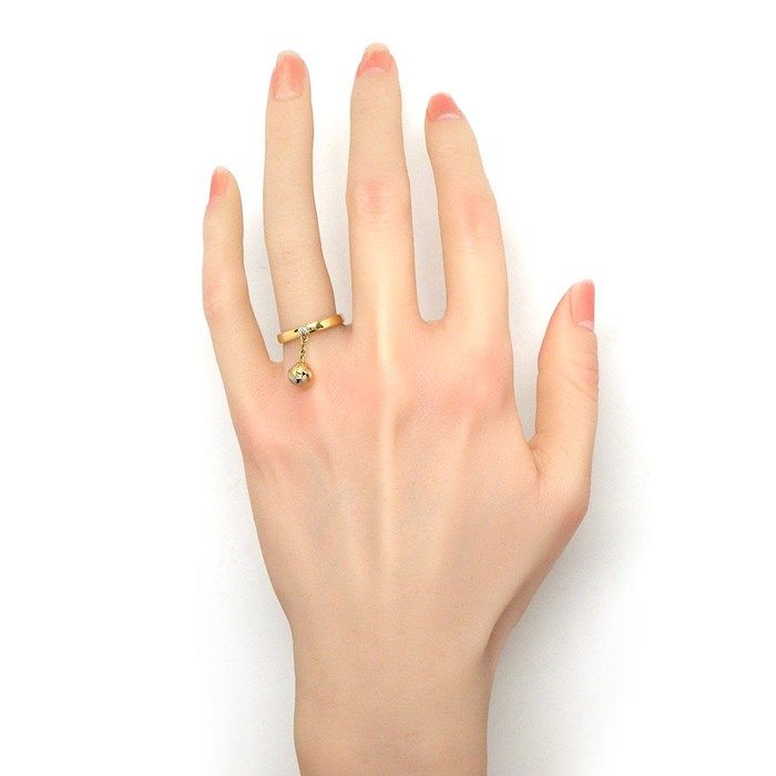 Cartier Trinity Swing Drop Ring with Diamond - 18K Gold