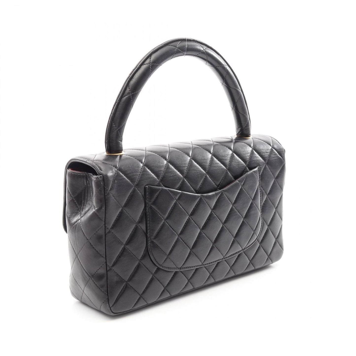 CHANEL Matelassé Handbag in Black Lambskin - Timeless Elegance
